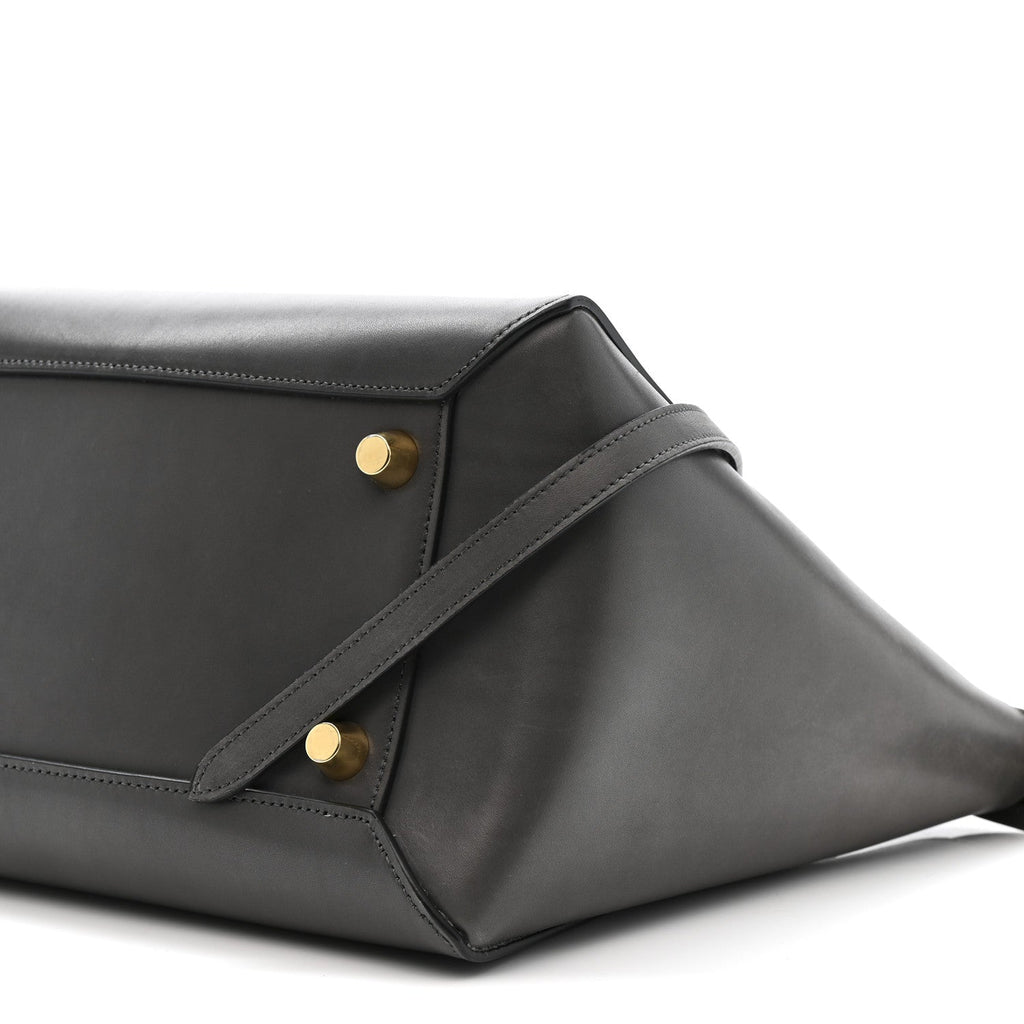 Smooth Calfskin Mini Belt Bag Grey