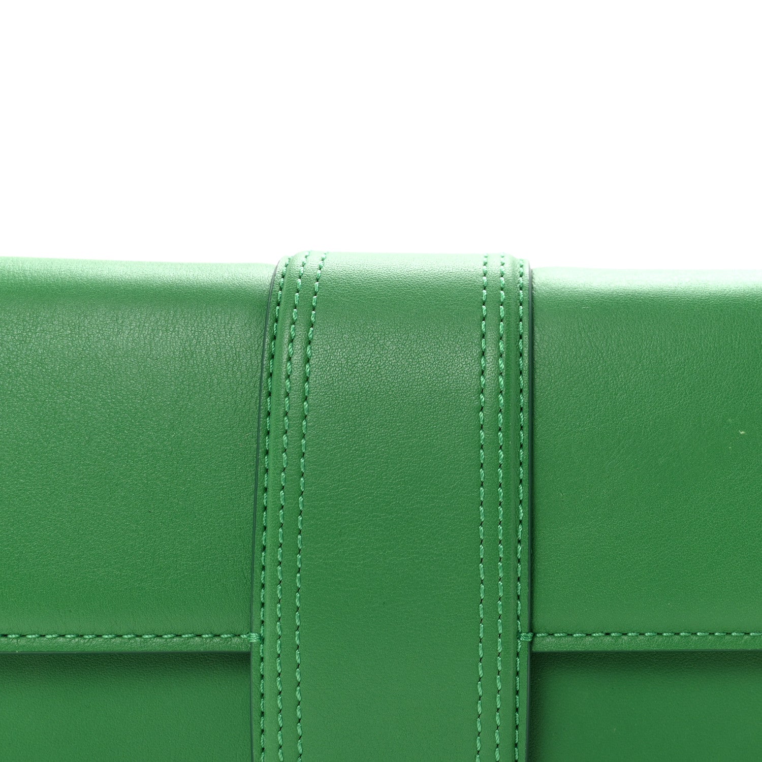 Smooth Calfskin Le Bambino Long Green
