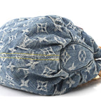 Monogram Denim Pleaty Blue