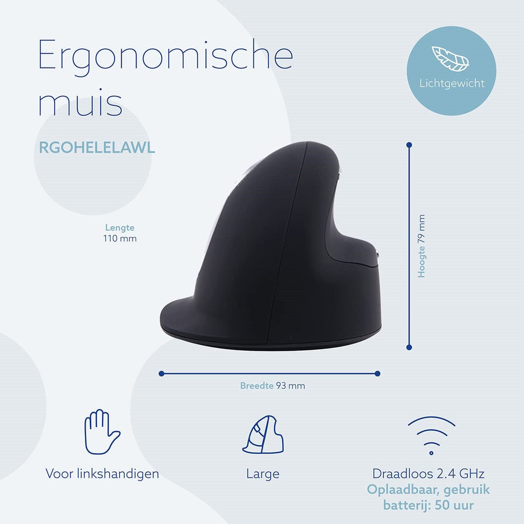 HE Mouse Ergonomic 5 Button