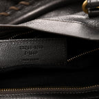 Pearlescent Goatskin Classic Gold Hardware City Bronze