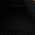 Calfskin Quilted ES Giant Travel Bag Black
