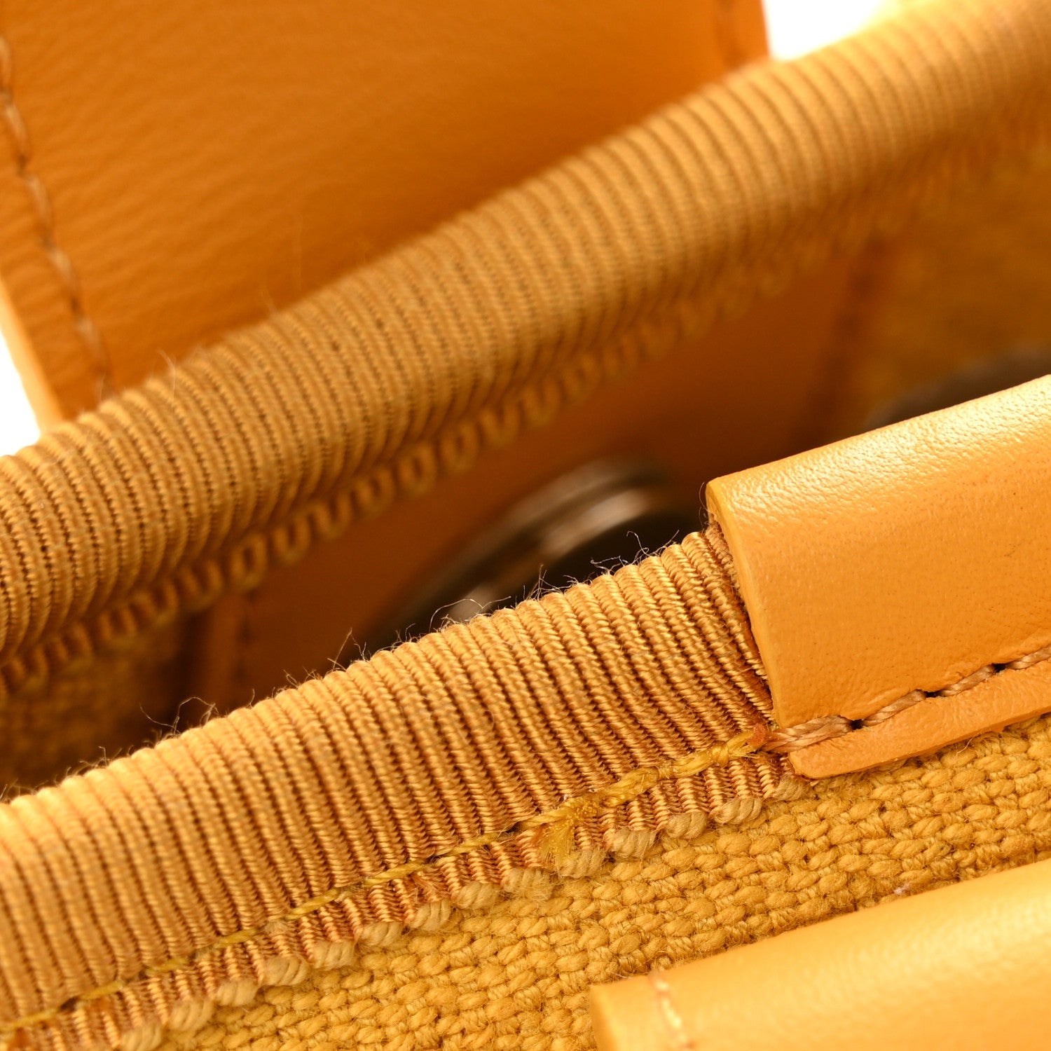 Mixed Fibers Small Deauville Tote Yellow