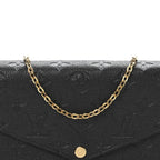 Empreinte Pochette Felicie Chain Wallet Black