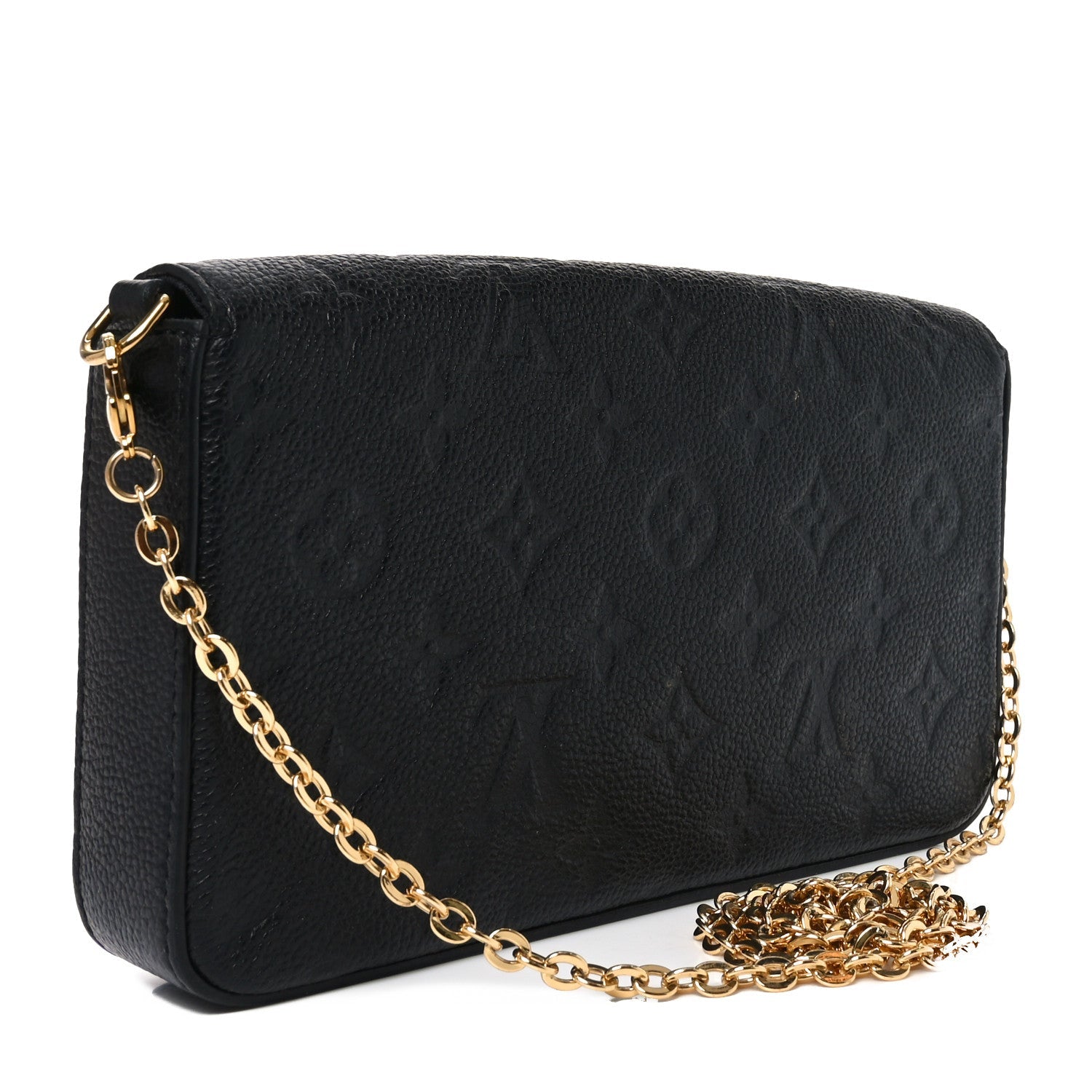 Empreinte Pochette Felicie Chain Wallet Black