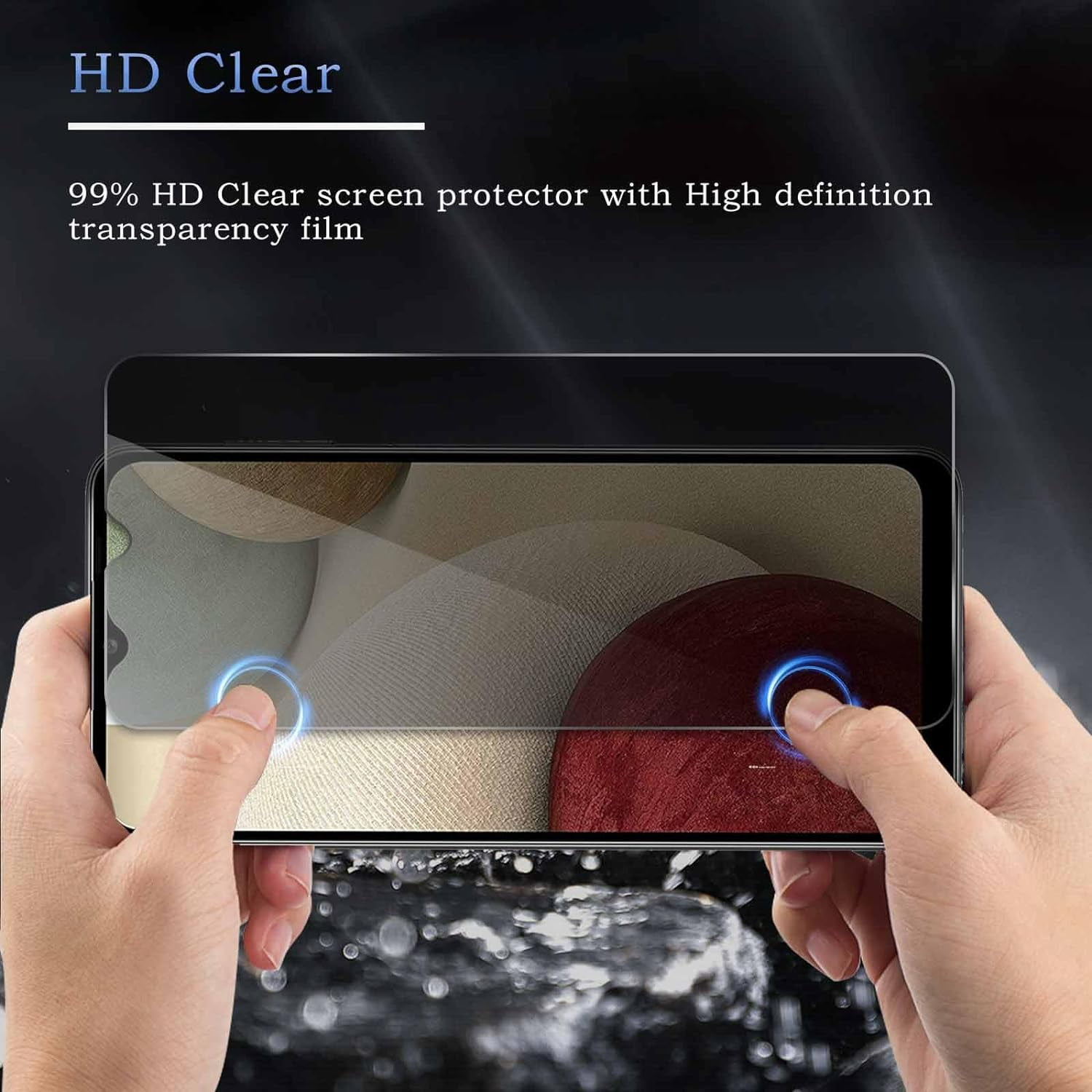 Entronix Anti-Spy Privacy Screen Protector Compatible with Galaxy S24 Plus - 3-Piece Combo
