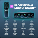 Movo PodKit2A Complete Podcasting Bundle for 2