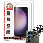 Entronix Clear Screen Protector & Camera Lens Protector Compatible with Galaxy S25 Ultra - 6 Piece Combo