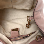 Pebbled Calfskin Small Soho Shoulder Bag Light Pink