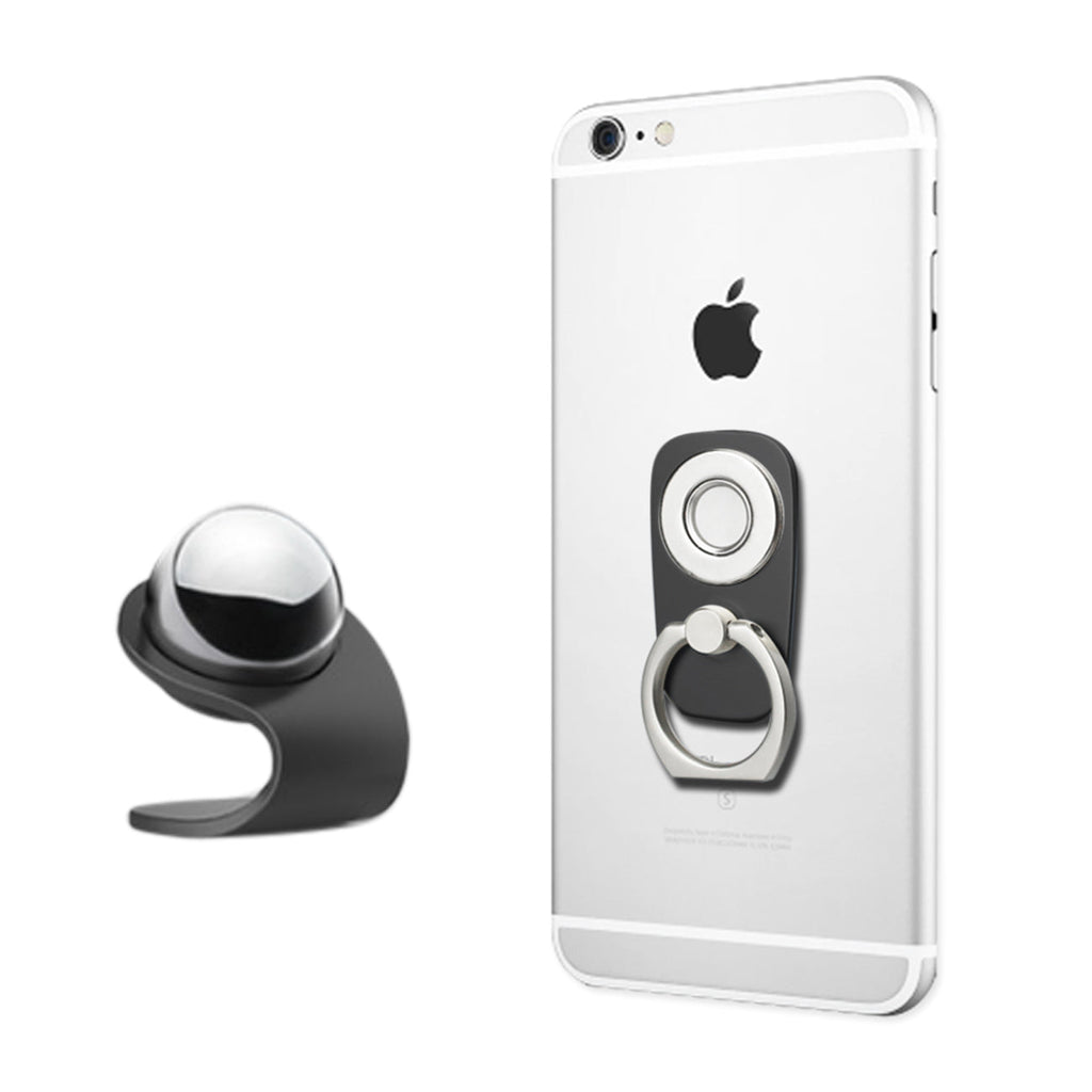 360 Degree Rotating Magnet Car Holder In Black