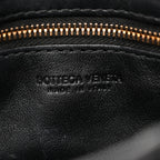 Nappa Maxi Intreccio Small Padded Cassette Crossbody Bag Black