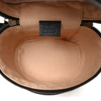 Calfskin Matelasse Chevron Mini GG Marmont Top Handle Bag Black