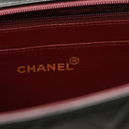 Lambskin Quilted XL Jumbo Single Flap Black
