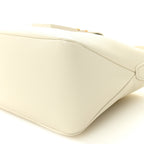 Grained Calfskin Mini TF Hobo White