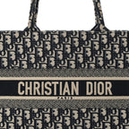 Oblique Medium Book Tote Blue Multicolor