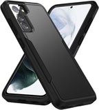 Entronix Case Compatible with Galaxy S24 - Soft-Touch Dual-Layer Sleek Cover