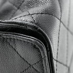 Caviar Quilted Small Chanel 25 Handbag Black