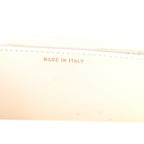 Caviar Quilted Wallet On Chain WOC White
