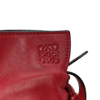 Calfskin Mini Flamenco Knot Bag Red
