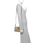 Snakeskin Mini Jackie 1961 Hobo Beige