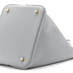 Taurillon Clemence Picotin Lock 22 MM Gris Pantin