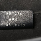 Vitello Century Velvet F is Fendi FF Small Kan I Shoulder Bag Black Tobacco