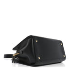 Hammered Calfskin Today Satchel Black