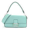 X TIFFANY Nappa Silver Baguette Blue Tiffany Silver