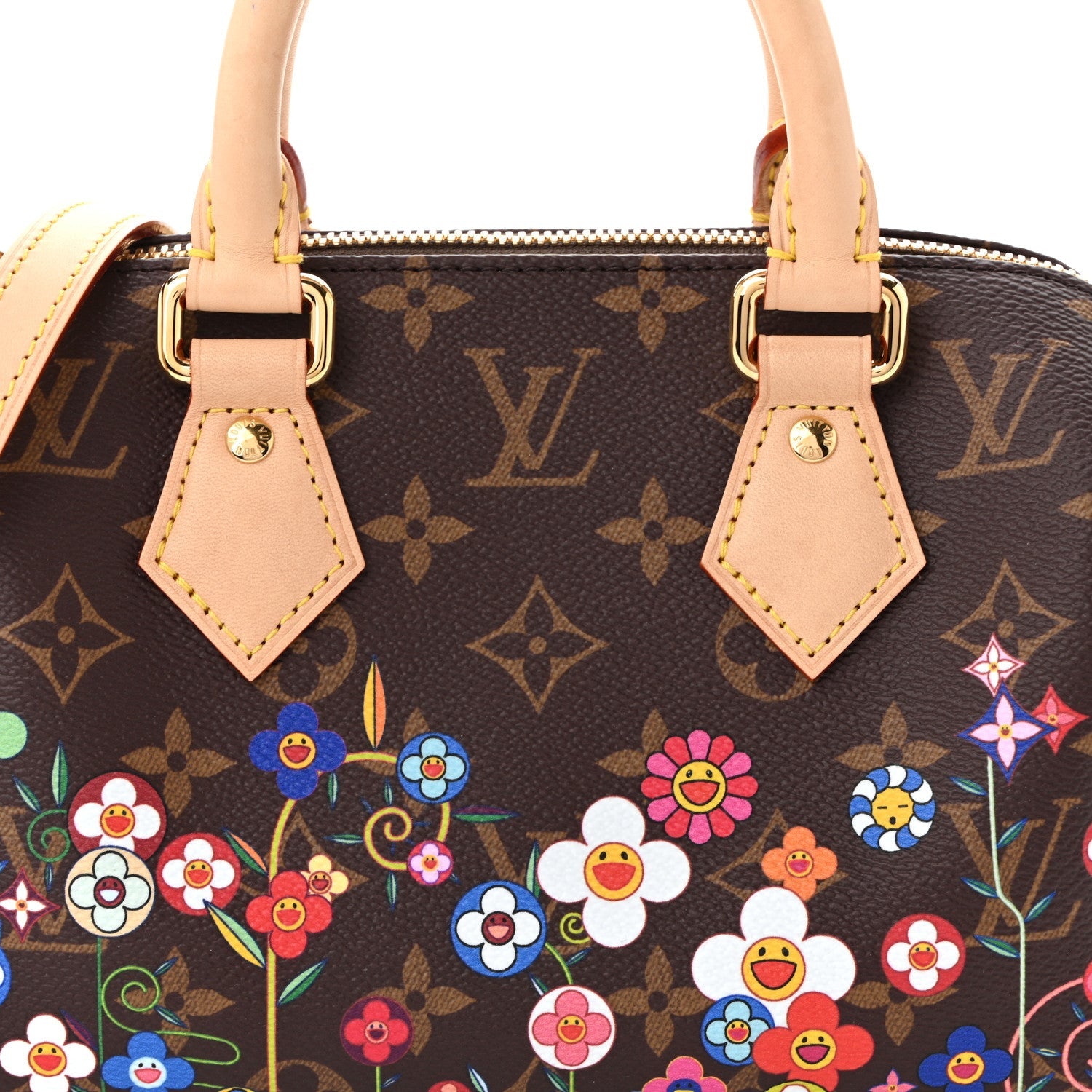 LV X TM Monogram Flowers Speedy Bandouliere 20