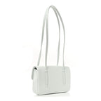 Shiny Caviar Mini Preppy Coco Shoulder Bag Light Blue