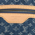 Monogram Denim Neo Neverfull MM Blue
