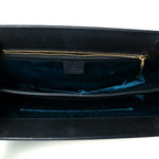Suede Patent Web Medium Ophidia Chain Shoulder Bag New Shamarock Black