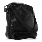 Guccissima Flat Messenger Bag Black