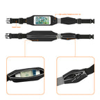 Reiko Running Sport Belt For Iphone 7/ 6/ 6S Or 5 Inches Device With Two Pockets In Black (5X5 Inches)