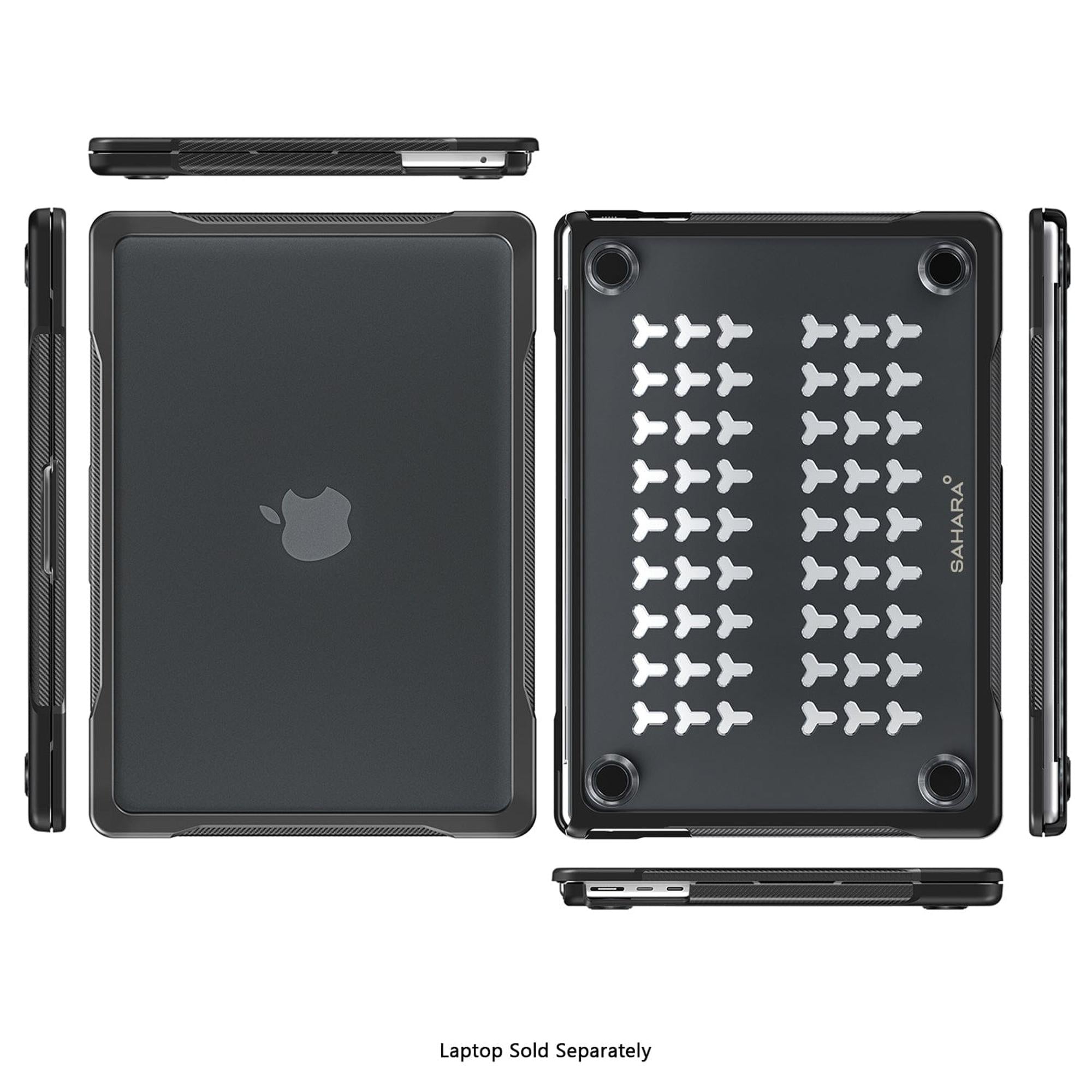 SAHARA -  Raider Series Case for MacBook Pro 16" (2024) - Black/Clear