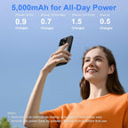 Entronix [Magnetic] Wireless Power Bank - 6500 mAh USB-C/iPhone/Android