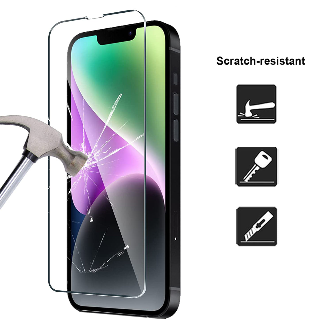 Iphone 13 Pro Max /Iph14 Plus 2.5D Super Durable Glass (24Pcs)