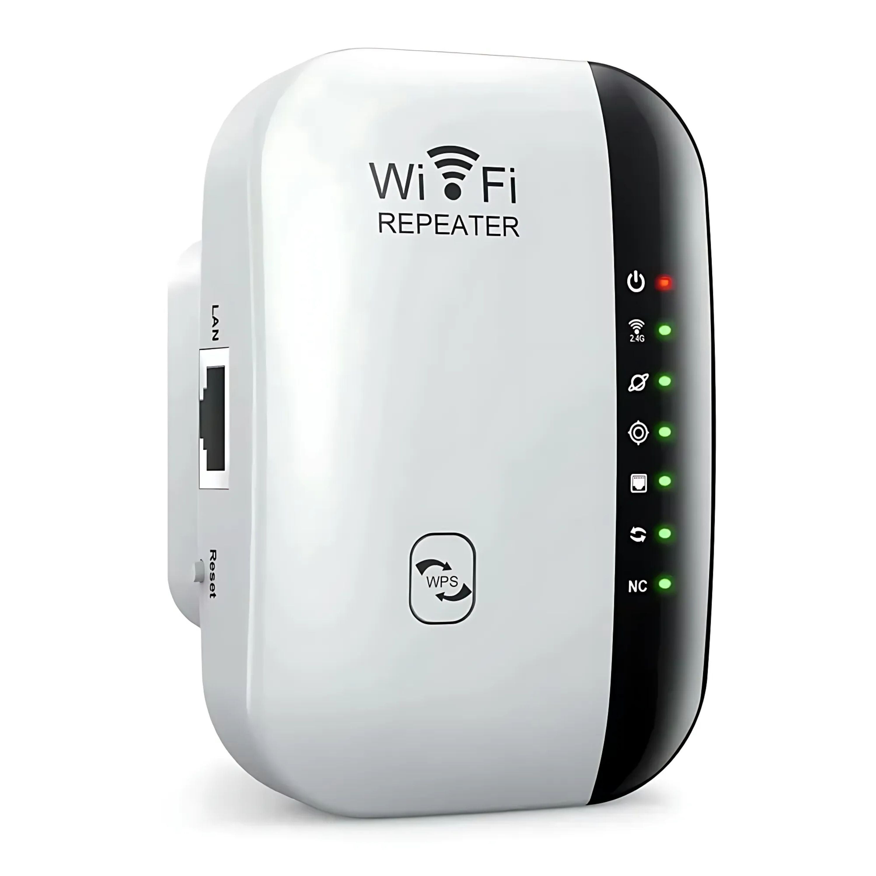 KENRO 300Mbps WiFi Repeater 2.4G Wireless Extender & Booster - White