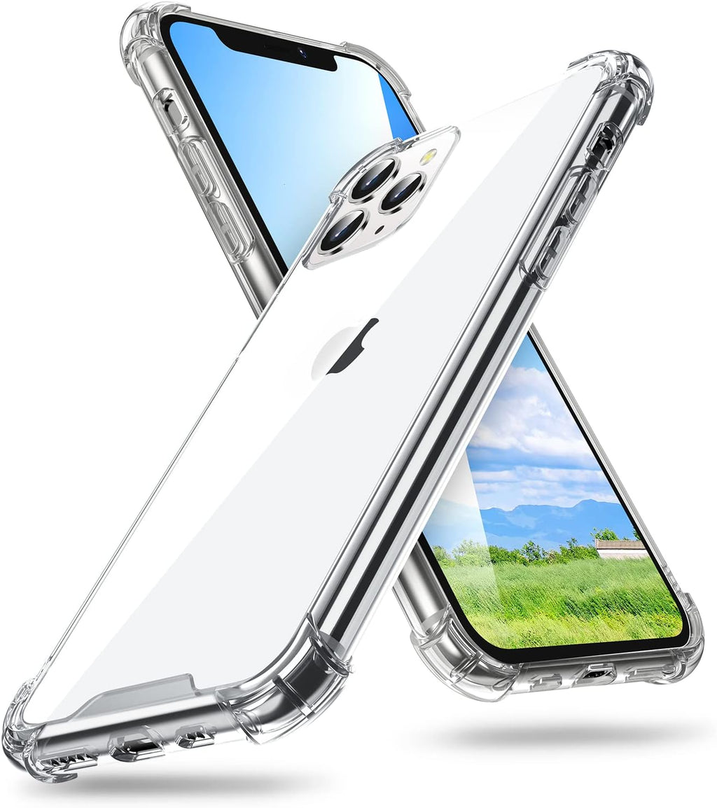 Entronix Case Compatible with iPhone 11 Pro Max - [Flexible] TPU Clear