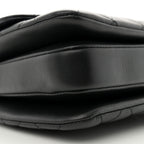 Lambskin Quilted Mini Trendy CC Dual Handle Flap Bag Black