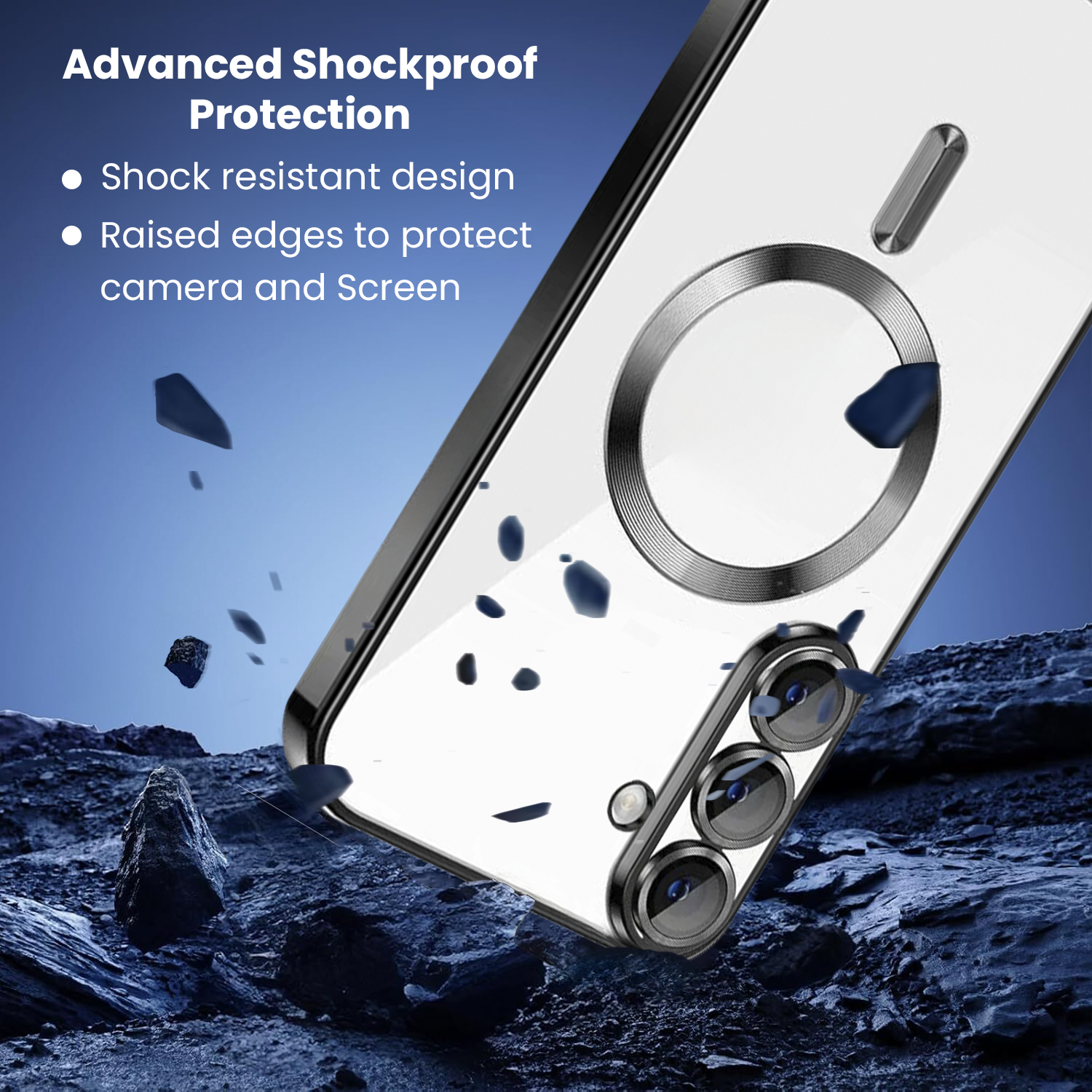 [DIS] Entronix [Magnetic] Case Compatible with Galaxy S26 - [Clear Back] Luxury Glossy Cover