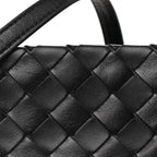 Nappa Intrecciato Small Tote Black