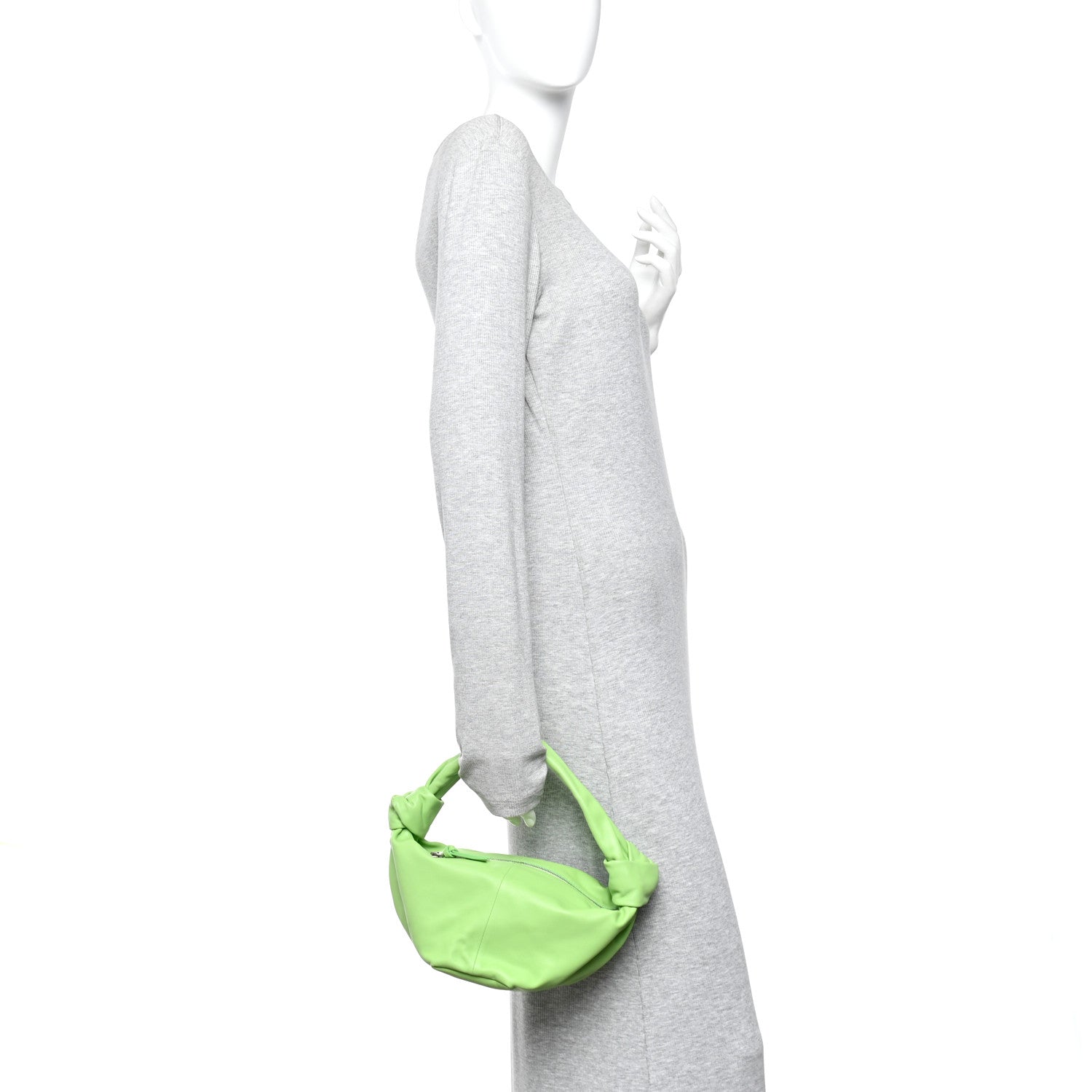 Calfskin Mini Double Knot Bag Pistachio