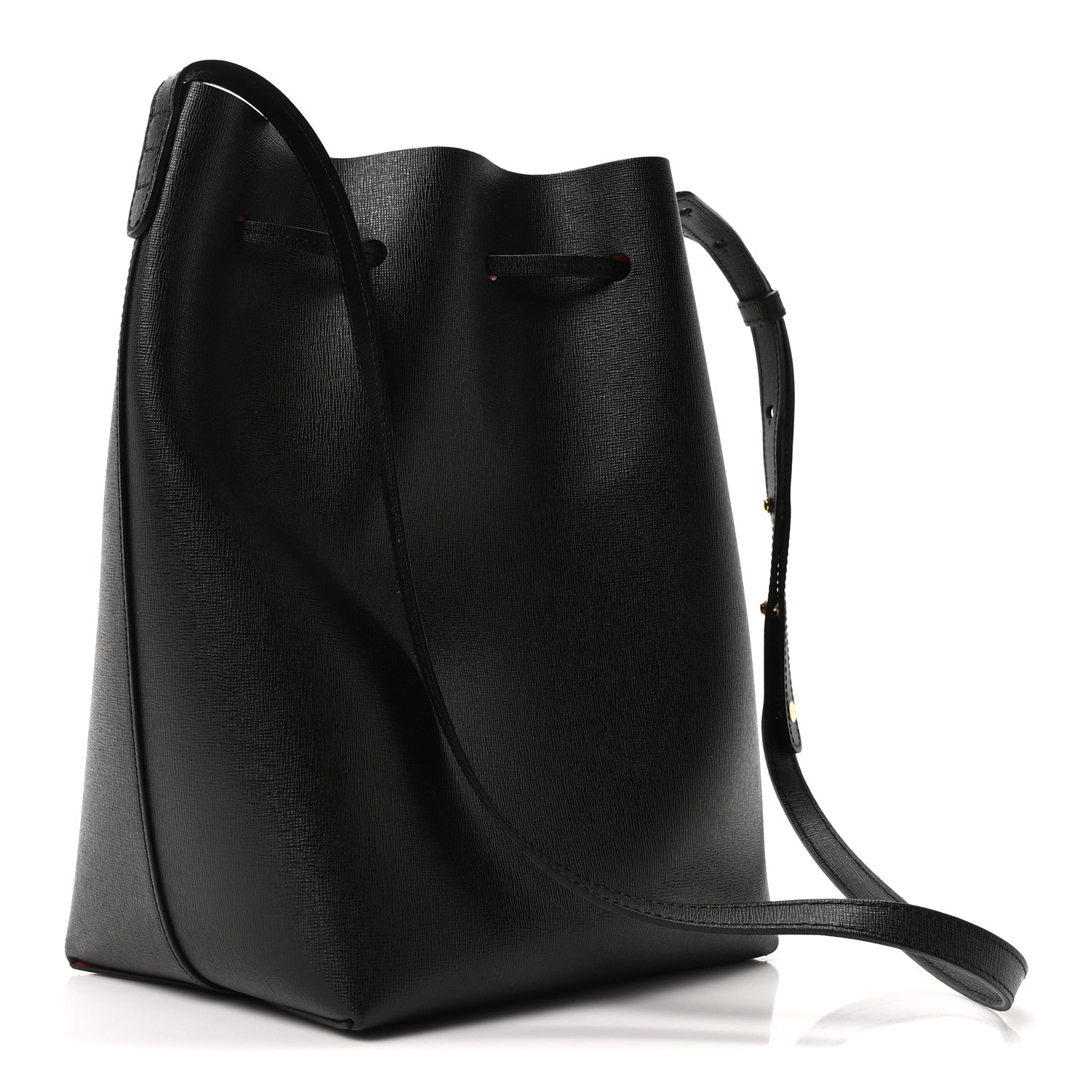 Saffiano Bucket Bag Black Flamma