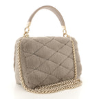 Shearling Malletage Top Handle GO-14 PM Grey