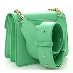 Calfskin Serpenti Forever Maxi Chain Crossbody Bag Green