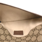 GG Supreme Monogram Neo Vintage Web Belt Bag Brown