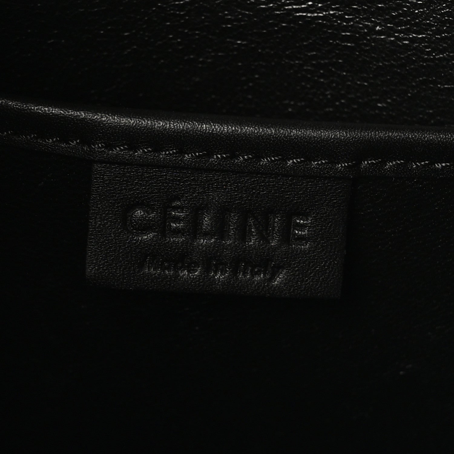 Drummed Calfskin Nubuck Nano Tri-Color Luggage Stone Blue Black