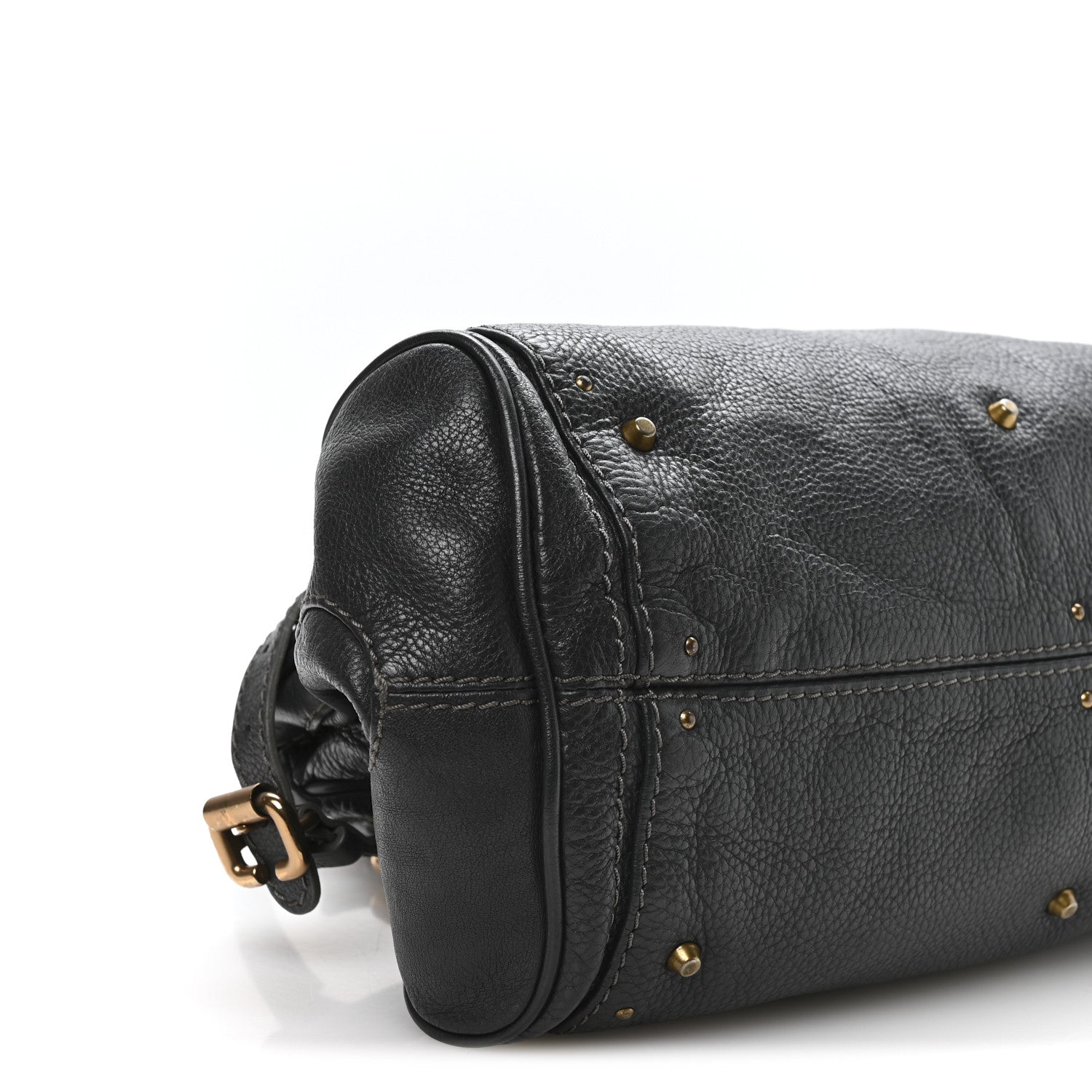 Calfskin Medium Paddington Satchel Bleu Nuit