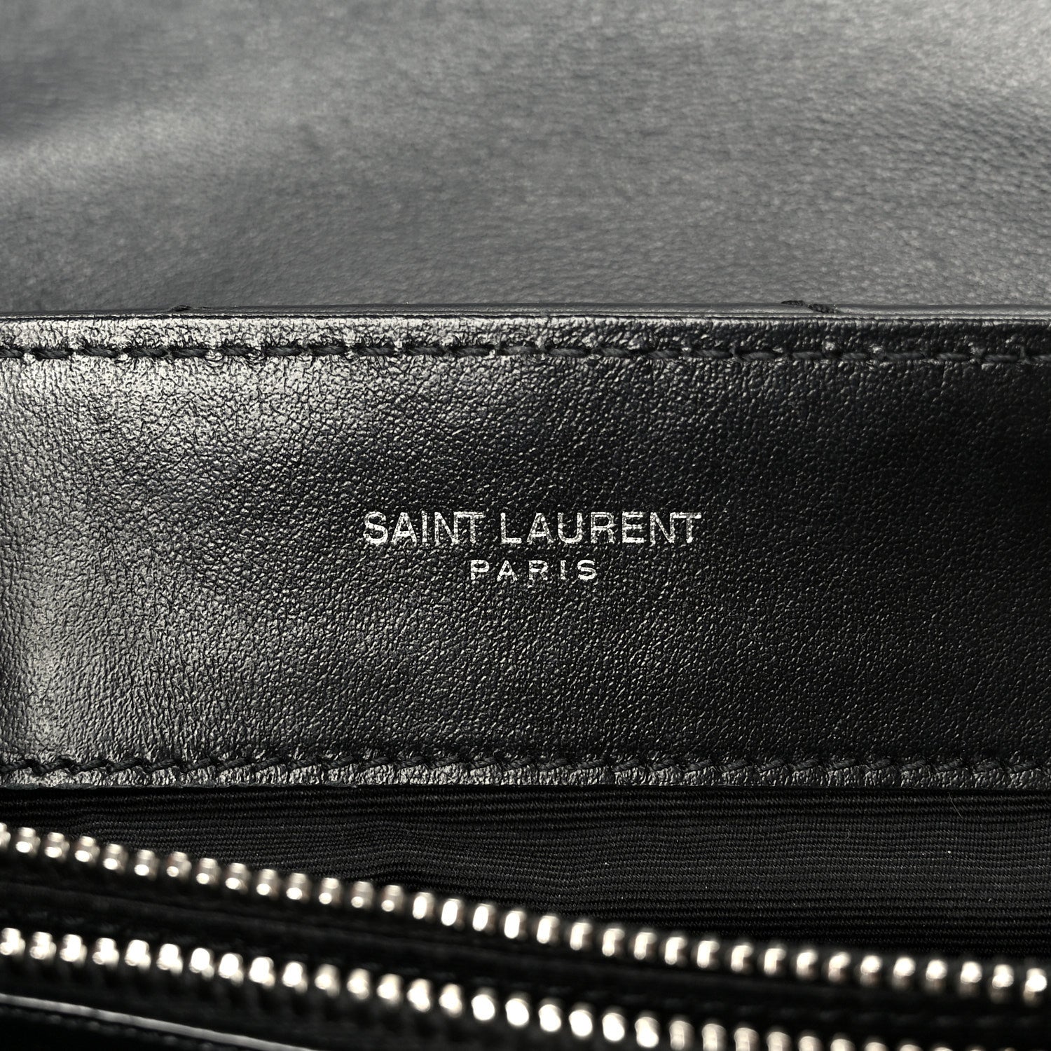 Calfskin Y Quilted Monogram Small Loulou Chain Satchel Black
